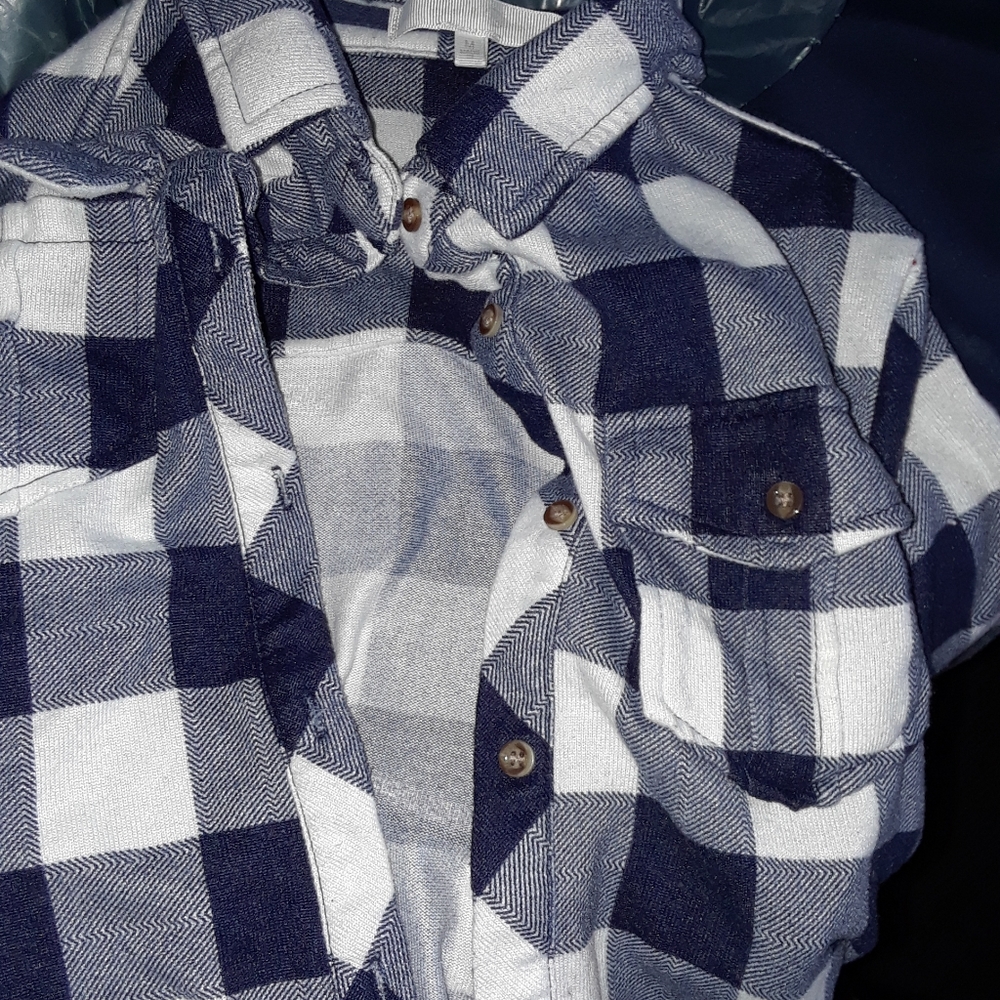 Flannel long-sleeve shirt